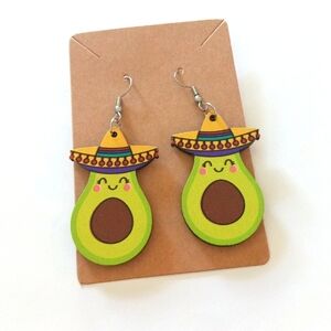 Avocado Sombrero Earrings